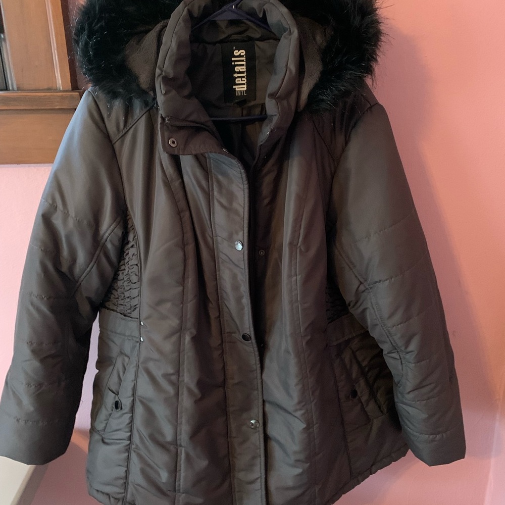 Details Black winter  jacket